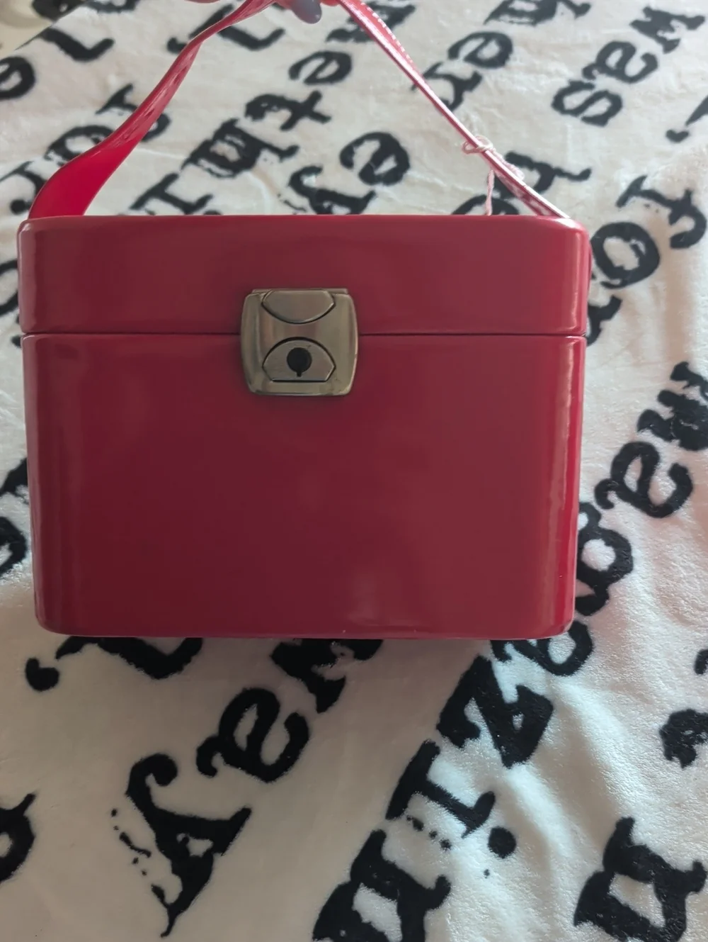 Red Women's Structured Vanity Bag - Vintage 60s